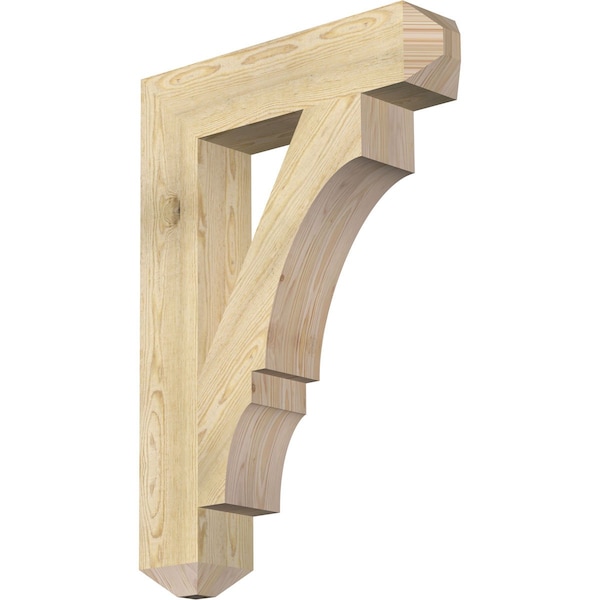 Ekena Millwork Balboa Craftsman Rough Sawn Bracket, Douglas Fir, 6"W x 28"D x 40"H BKT06X28X40BOA04RDF - main